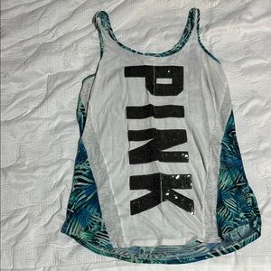 PINK Victoria's Secret Tropical Print Women's Tank Top
